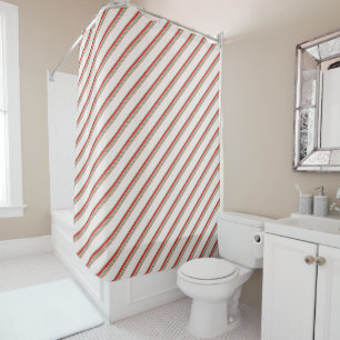 Rideaux De Douche Simples Sucres de canne Noël