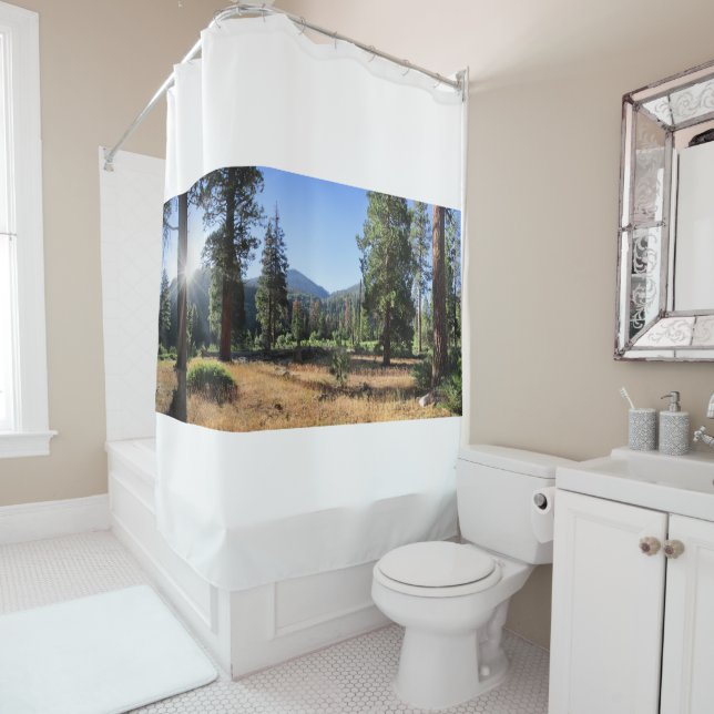 Rideaux De Douche Simpson Meadow - Sierra (En situation)