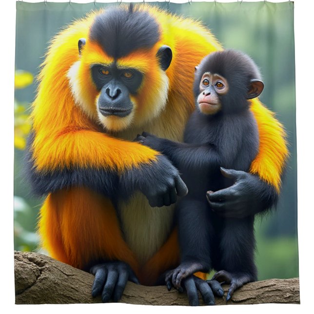 Rideaux De Douche Singe (Devant)