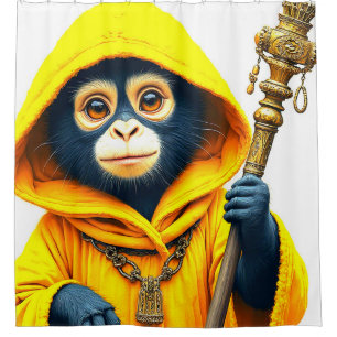 Rideaux De Douche Singe