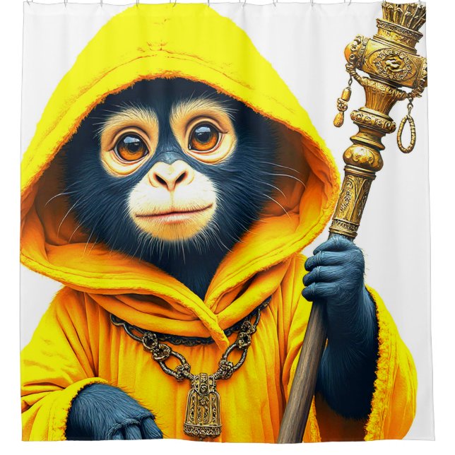 Rideaux De Douche Singe (Devant)