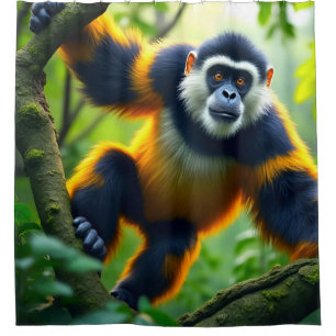 Rideaux De Douche Singe