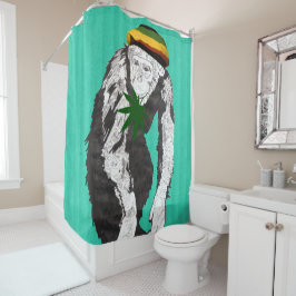 Rideaux De Douche Singe lapidé