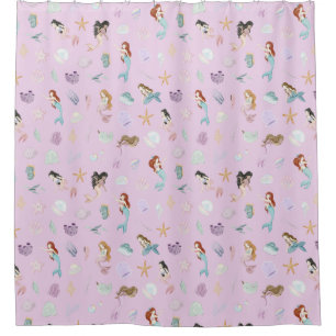 Rideaux De Douche Sirènes d'aquarelle Whimsical