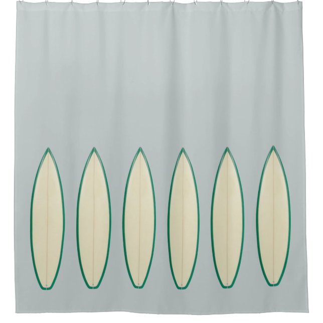 Rideaux De Douche six planches de surf surf cool (Devant)