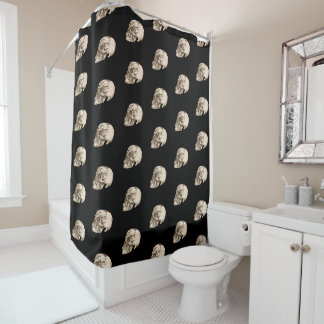 Rideaux De Douche Skull & Bones Halloween