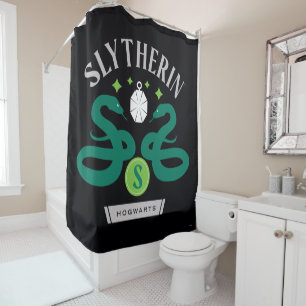 Rideaux De Douche SLYTHERIN™ Double serpent pendentif graphique de l