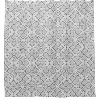 Rideaux De Douche Smooth Arabesque - Motif géométrique en niveaux de