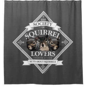Rideaux De Douche Société des Amateurs d'écureuil - drôles d'écureui