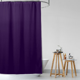 Rideaux De Douche Sophistiqué Minimaliste Unicolore Violet profond