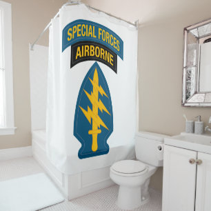 Rideaux De Douche Special Forces insignia Airborne Tab