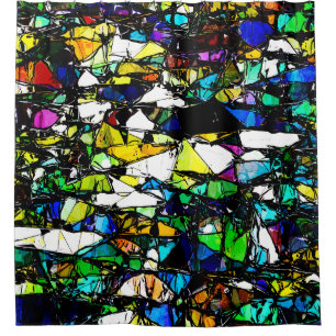 Rideaux De Douche Stained glass