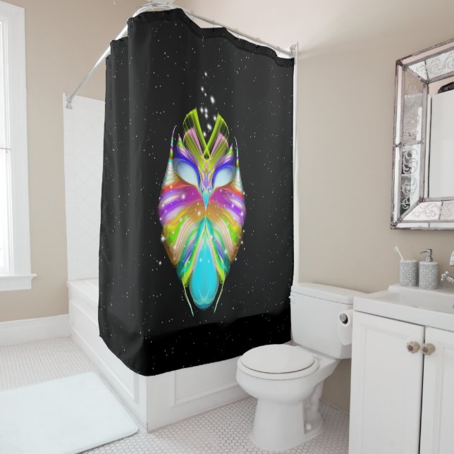 Rideaux De Douche Starlight Oracle Owl (En situation)