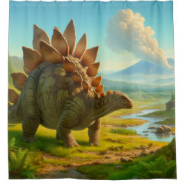Rideaux De Douche Stegosaurus