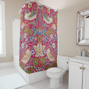 Rideaux De Douche Strawberry Thief, William Morris