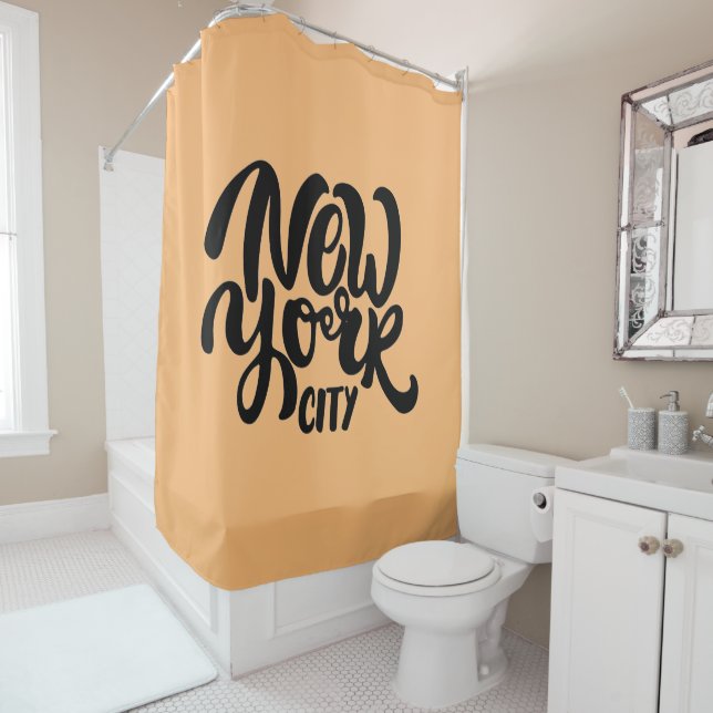 Rideaux De Douche Style de New York City (En situation)