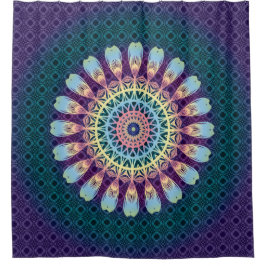 Rideaux De Douche Style multicolore de Boho de hippie de mandala