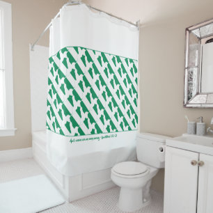 Rideaux De Douche Style NIGERIA FLAG Christian
