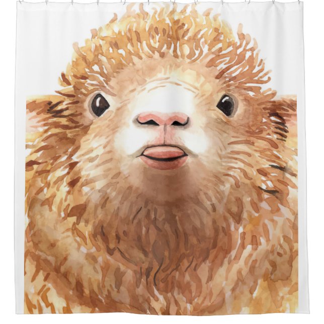 Rideaux De Douche Stylized Sheep | Gitfs for Child (Devant)