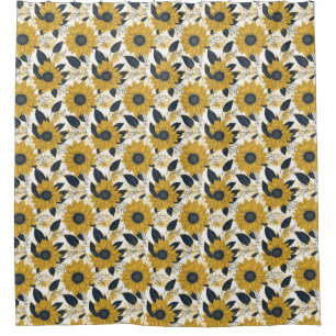 Rideaux De Douche Sunflowers
