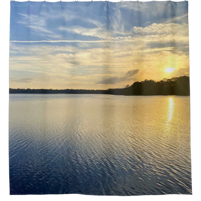 Rideaux De Douche Sunset Over Wildcat Lake (Devant)