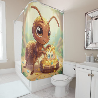 Rideaux De Douche Sur les traces de l'or des fleurs.9