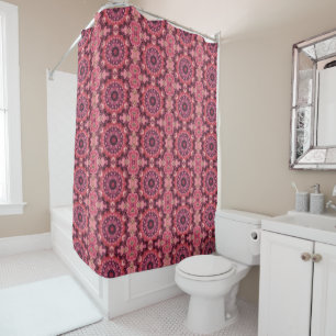 Rideaux De Douche Surface inclinée rose