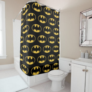 Rideaux De Douche Symbole Batman   Logo ovale