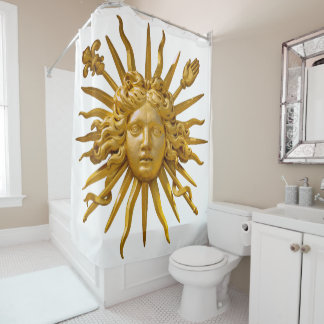 Rideaux De Douche Symbole de Louis XIV le Roi Soleil