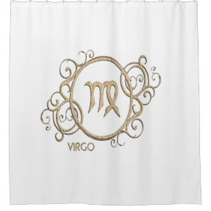 Rideaux De Douche Symbole Virgo Zodiac