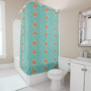 Rideaux De Douche Symphonie ornementale des crabes