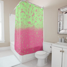 Tache pastel rose et vert