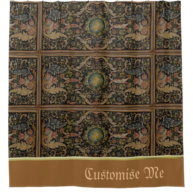 Rideaux De Douche Tapis de savonnerie 1 (couleur complète) (Devant)