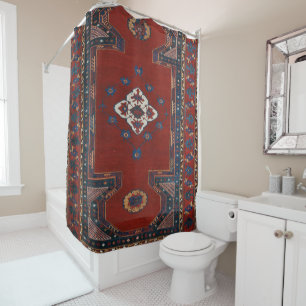 Rideaux De Douche Tapis turc oriental antique
