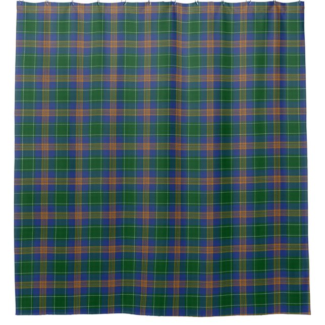 Rideaux De Douche Tartan d'Irlandais de McAuliffe MacAuliffe de clan (Devant)