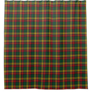 Rideaux De Douche Tartan écossais d'héritage de Buchanan de clan