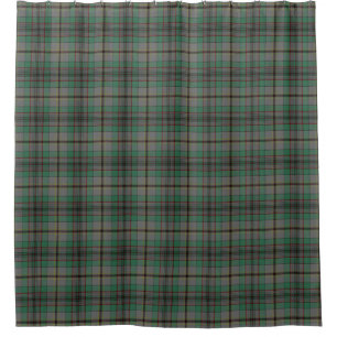 Rideaux De Douche Tartan écossais d'héritage de Craig de clan