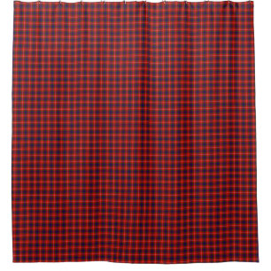 Rideaux De Douche tartan Fraser rouge vert bleu violet carreaux
