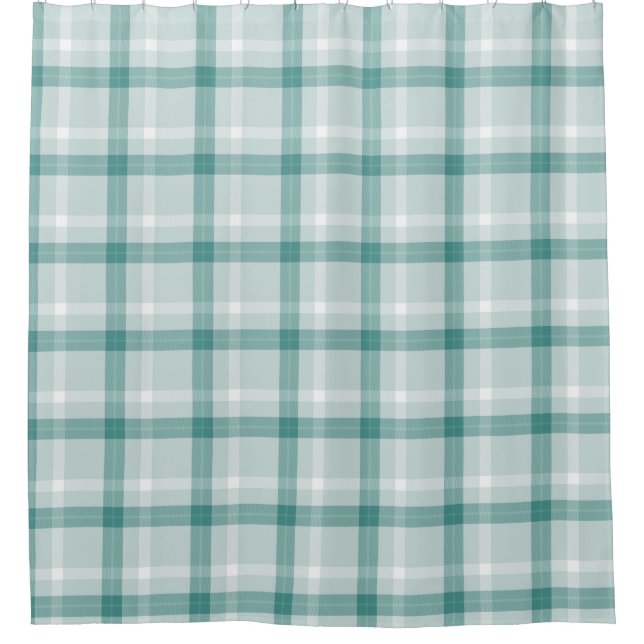 Rideaux De Douche Tartan marin (Devant)