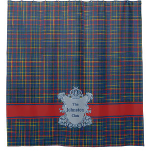 Rideaux De Douche Tartan Plaid Écossais, Nom et Armoiries