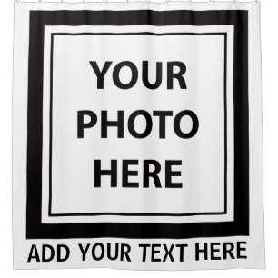 Rideaux De Douche Télécharger une photo et ajouter du texte - Person