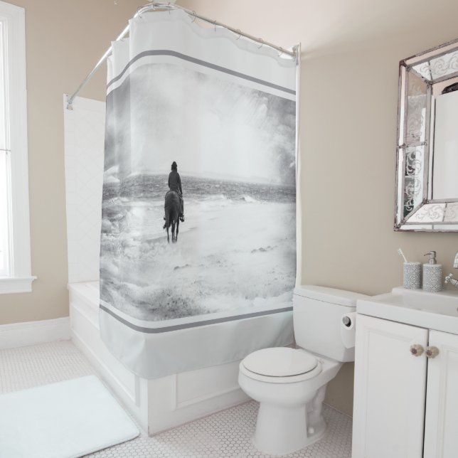Rideaux De Douche Temps orageux - (En situation)
