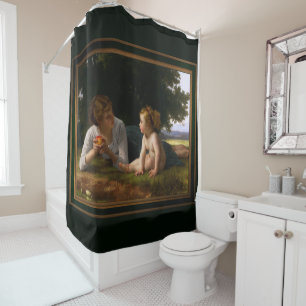 Rideaux De Douche Tentation par William Bouguereau