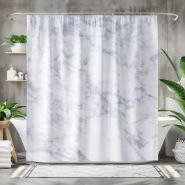 Rideaux De Douche Texture de Marbre blanc simple