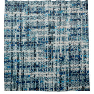Rideaux De Douche Texture de tissu de costume de boucle