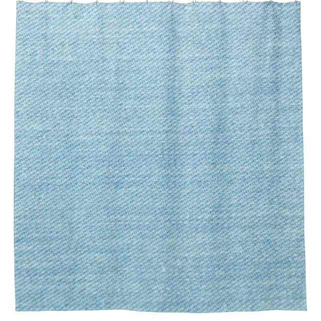 Rideaux De Douche Texture du tissu de jean Denim (Devant)
