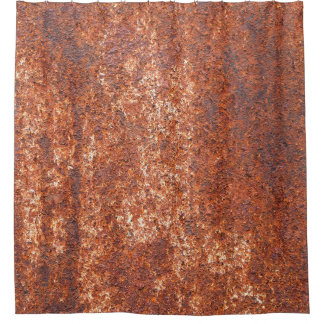 Rideaux De Douche Texture en acier rouillé, arrière - plan abstrait.