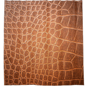 Rideaux De Douche texture en cuir Brown pour arrière - plan