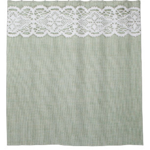 Rideaux De Douche Texture et dentelle textiles