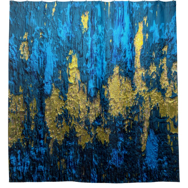 Rideaux De Douche Texture or de luxe. (Devant)